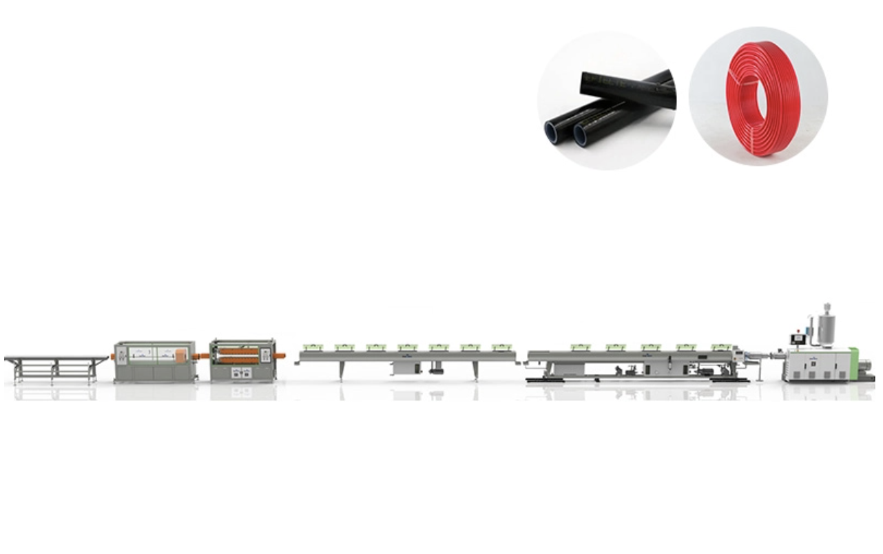 extrusion machine MFH Series PO(PE-RT, PB) Polyolefin Oxygen Resistant Three Layers Or Five Layers Extrusion